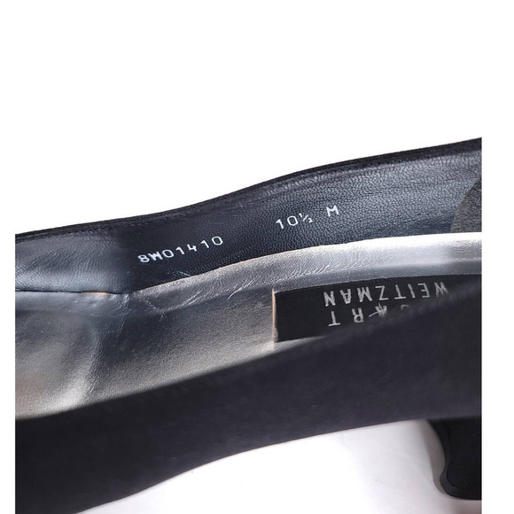 STUART WEITZMAN Vintage Fabric Block Heel Pump - Picture 4 of 6